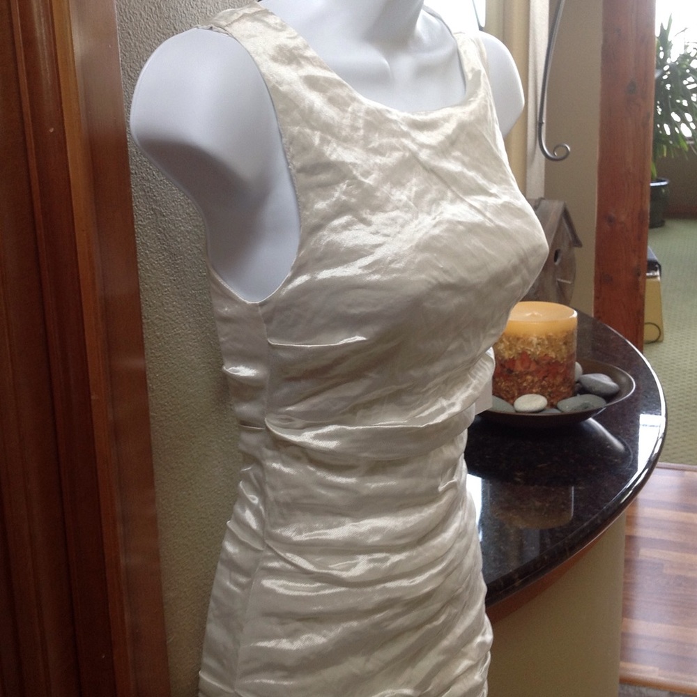 Nicole Miller White Midi Dress - Picture 3 of 8